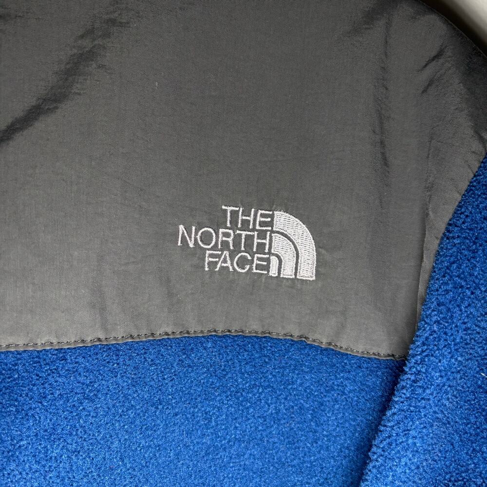 The North Face Youth Blue Gray Polartec Fleece Jacket Size L 14/16 - Picture 4 of 10
